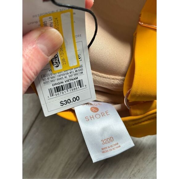 Target Shade & Shore two-piece bikini swimsuit size S 32DD - Picture 13 of 13